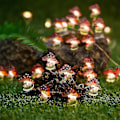 Miniatyrbilde 4 av 4: Juledekorasjoner, sopp LED-lysslynge, 3 meter 30 LED jul