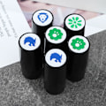 Miniatyrbillede 10 af 10: Golfboldstempel Golfstempelmarkør 7+ IMPRINT SORT 7+ imprint black