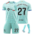Miniatyrbillede 1 af 2: 23-24 Barcelona Børn og Voksen Fodbold Træningsdragt Sæt No.27 Lamine Yamal M