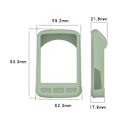 Miniatyrbilde 3 av 5: Sikkert silikondeksel for Wahoo-Elemnt ROAM Anti-ripe GPS-beskyttelse Gray