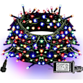 Pikkukuva 1 / 5: Kirkkaat 200 LED:n jouluvalot, 20 metriä, moniväriset, kytkettävät Multicolor 200 LED