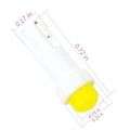 Miniatyrbild 2 av 10: T5 LED-lampor Instrumentbräda Ljus GUL 10ST 10ST Gul - Perfekt Gul Yellow 10Pcs-10Pcs