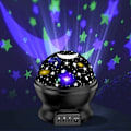 Miniatyrbillede 6 af 7: Natlampe med Stjernehimmel og Måne - Sort