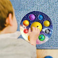 Miniatyrbillede 5 af 5: 2 stk. Finger Tryk Boble Legetøj - Solsystem Legetøj Boble Planet Pop Stress Relief Gave til Voksne Børn