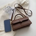 Miniatyrbild 7 av 10: Axelväska Messenger Bag BRUN brown