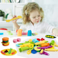 Miniatyrbillede 4 af 6: 20 stk plastilinværktøjer modellering tilbehør kageforme køkkenlegetøj