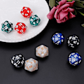 Miniatyrbilde 3 av 5: 20-siders terning D20 polyedrisk sett for RPG-brettspill - 10 stk