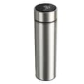 Water Bottle with LED Temperature Display, Double Wall Vacuum Insulated Water Bottle Black Silver silver