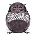 Practical Owl Container, Iron Piggy Bank, Hand-Decorated