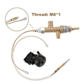 Miniatyrbilde 5 av 5: Gass Terrassevarmer Kontrollventil Termoelement Sensor Dump Switch Knapp Propan LPG Ildstedskontroll Sa-XinHan