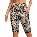 Miniatyrbillede 5 af 5: Dykker shorts til kvinder, reduceret gnidning, lette, bløde, hudvenlige, våddragt shorts til surfing - Perfekt Leopard Print Leopard Print S