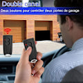 Miniatyrbilde 4 av 4: Garageportsender for ECOSTAR RSC2 433,92MHz Kompatibel med Ecostar RSC2-433, RSE2-433, RSZ1-433 Grindfjernkontroll, 2-pakning