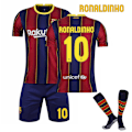 Pikkukuva 1 / 2: Barcelona Kotipelipaita Lapsille & Aikuisten 20-21 Nro 10 Ronaldinho 22