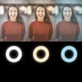 Miniatyrbillede 6 af 8: LogiLink Ringlys til smartphone Ø20 cm uden stativ
