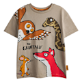 Miniatyrbilde 4 av 5: Gruffalo Gutter Kortarmet T-skjorte med Figurer (2-pakning) Brun Brown 3-4 Years