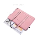 Miniatyrbillede 2 af 5: Computer Taske Dækning Cover Side Lynlås Laptop Håndtaske Notebook Rejse Opbevaring Aktetaske 13'' 14'' 15.6 Tommer Lyseblå 16 Tommer