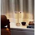 Miniatyrbilde 5 av 10: Bordlampe Trådløs / Skrivebordslampe - LED-lampe Gold Guld