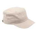 Pikkukuva 5 / 5: Beige Militarpin armeijat - litteä armeijan korkki beige one size