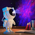 Pikkukuva 4 / 9: Galaxy Lamp - Nebula Star -projektori kaukosäätimellä valkoinen