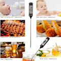 Miniatyrbild 7 av 7: Digital Kökstermometer för Mat, BBQ & Vätskor Stektermometer svart