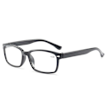 Miniatyrbillede 1 af 3: Slim Black Reading Glasses Strength 2.0 Briller sort