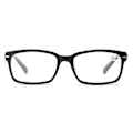 Miniatyrbillede 2 af 3: Slim Black Reading Glasses Strength 1,0 Briller sort