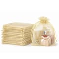 100-Pack Organzaposer 10x15cm Beige
