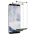 Miniatyrbillede 1 af 6: 2-Pack Samsung Galaxy S9 Skærmbeskytter Hærdet Glas 9H 3D sort