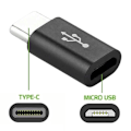 Pikkukuva 2 / 7: Android Micro USB USB C OTG -sovitin musta