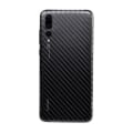 Miniatyrbillede 1 af 2: Huawei P20 Carbon Fiber Vinyl Skin Decal Beskyttende Movie Carbon gennemsigtig