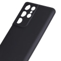 Miniatyrbilde 2 av 5: Tynn svart galakse S21 Ultra Shell Mobile Shell med linsedeksel svart