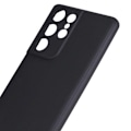Miniatyrbillede 2 af 5: Tynd sort galakse S22 Ultra Shell Mobile Shell med linsedæksel sort