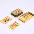 Miniatyrbilde 4 av 4: Gold -Plated Game Card Poker Card Game i gulldollar gull