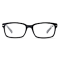 Miniatyrbillede 2 af 3: Slim Black Reading Glasses Strength 2.0 Briller sort
