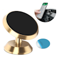Miniatyrbillede 1 af 11: Mobilholder med magnet - Rotatabelt bilholderguld guld