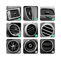 Pikkukuva 6 / 8: Universal Wireless Car Charger Mobile Charger Charger Mobile Holder Qi musta