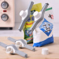 Miniatyrbild 9 av 9: 2-Pack Påsklämma med Hällfunktion - Klämma med Hällpip grå