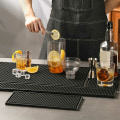 Miniatyrbilde 9 av 10: Stor Bar Matte Gummi Rektangulær 45x30cm Sort svart