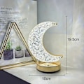 Pikkukuva 2 / 11: Ladattava pöytälamppu Crystal Moon LED RGB kulta