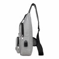 Miniatyrbillede 2 af 9: Skuldertaske Mr. Cross Body Bag PowerBank tilbagetrækning - grå grå