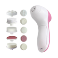 Miniatyrbillede 2 af 8: Rengøring Face Brush 5-i-1 Body Face Facial Rengøring pink