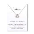 Miniatyrbild 1 av 2: Gåvohalsband Stjärntecken Vågen Libra Halsband silver