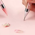 Miniatyrbilde 5 av 5: Rhinestone Picker Pen Crystal - Picking Tool rosa