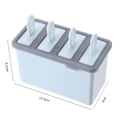 Miniatyrbillede 11 af 11: 4-pack glasform - Lav egne ispinde hjemme - nyttig is beige