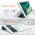 Miniatyrbild 8 av 10: iPad Pro 3/4 12,9" Skal Fodral Tri-fold Smart Case Svart svart