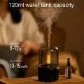 Miniatyrbild 7 av 7: Värmeljus Aroma Diffuser Luftfuktare med Belysning Vit vit