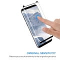 Miniatyrbild 5 av 6: Samsung Galaxy S9 Skärmskydd Härdat Glas 9H 3D svart