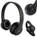 Trådlösa Bluetooth Hörlurar On-ear med Mikrofon Svart
