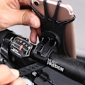 Miniatyrbilde 6 av 8: Universal Mobile Holder Bicycle Bicycle Control Holder for Mobile svart