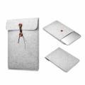 Miniatyrbild 1 av 3: Datorfodral Laptopfodral Sleeve Grå Filt - 14 Tum grå